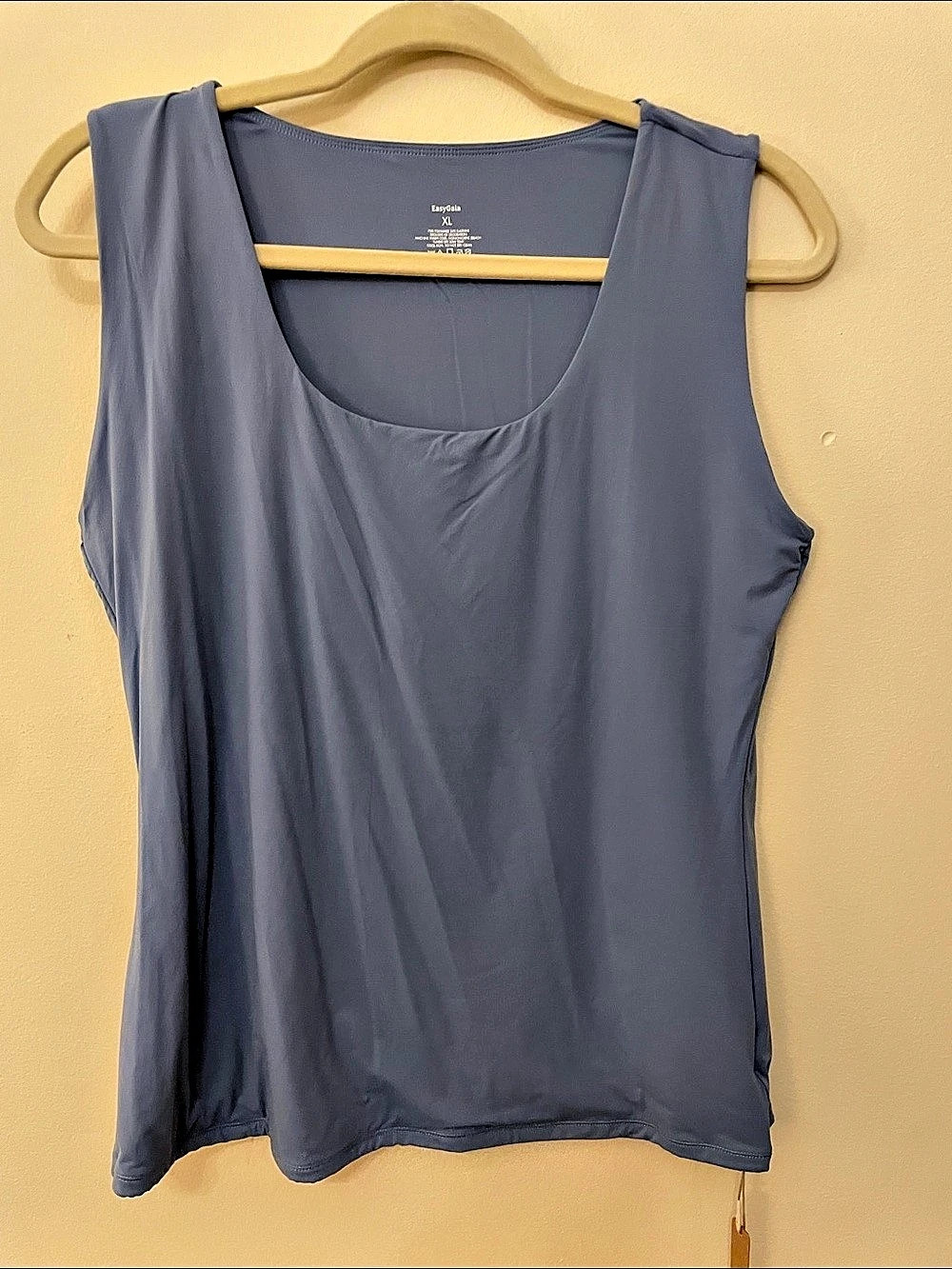 EasyGala Tank Top in slate blue XL NWT